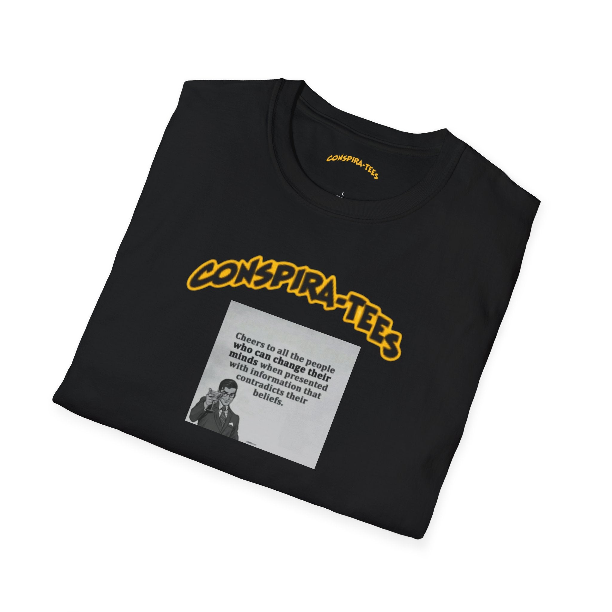Cheers to an open mind Conspira-tee