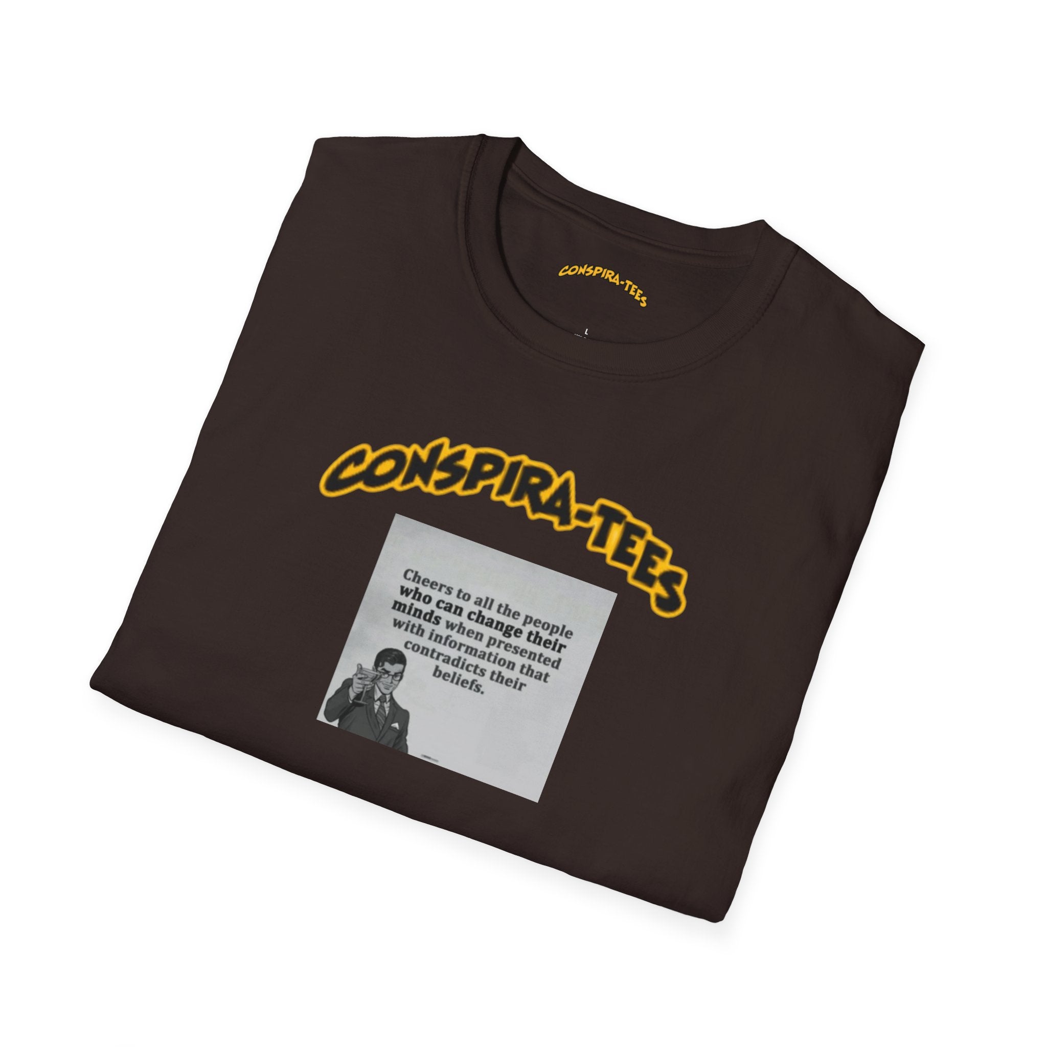 Cheers to an open mind Conspira-tee