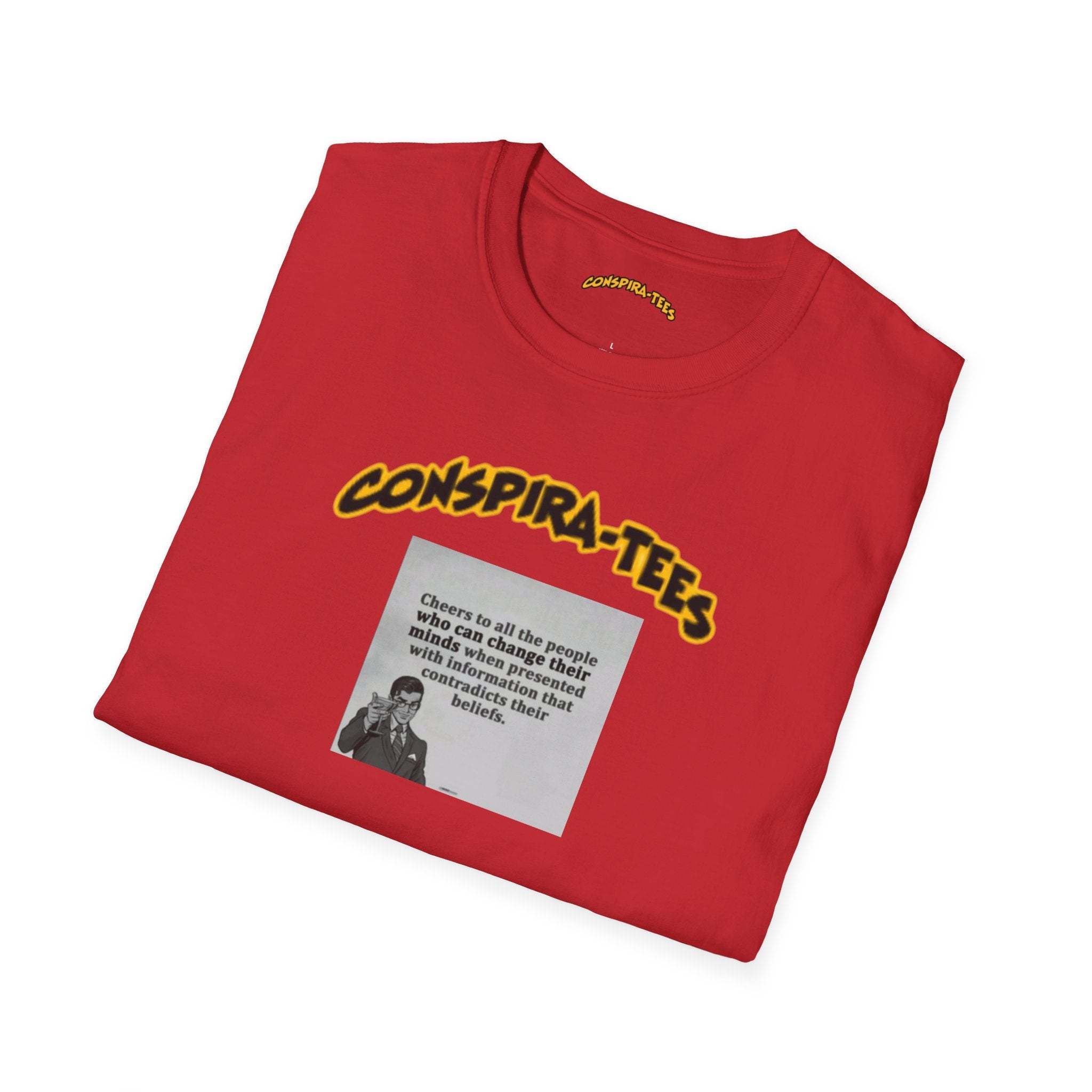 Cheers to an open mind Conspira-tee