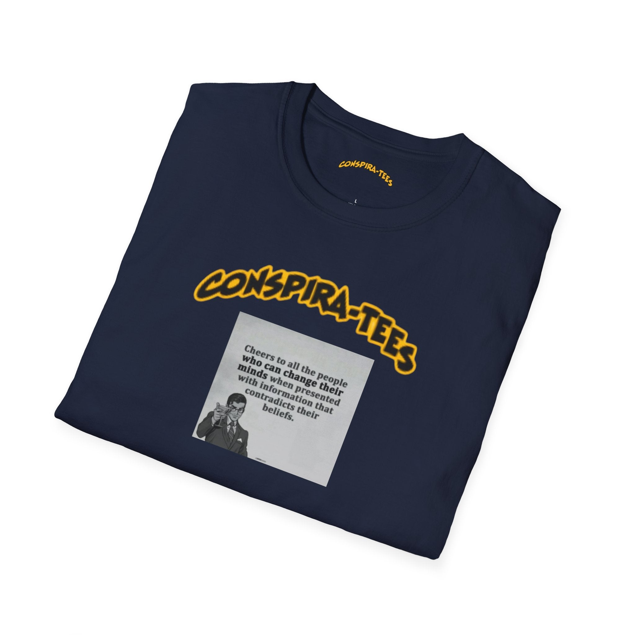 Cheers to an open mind Conspira-tee