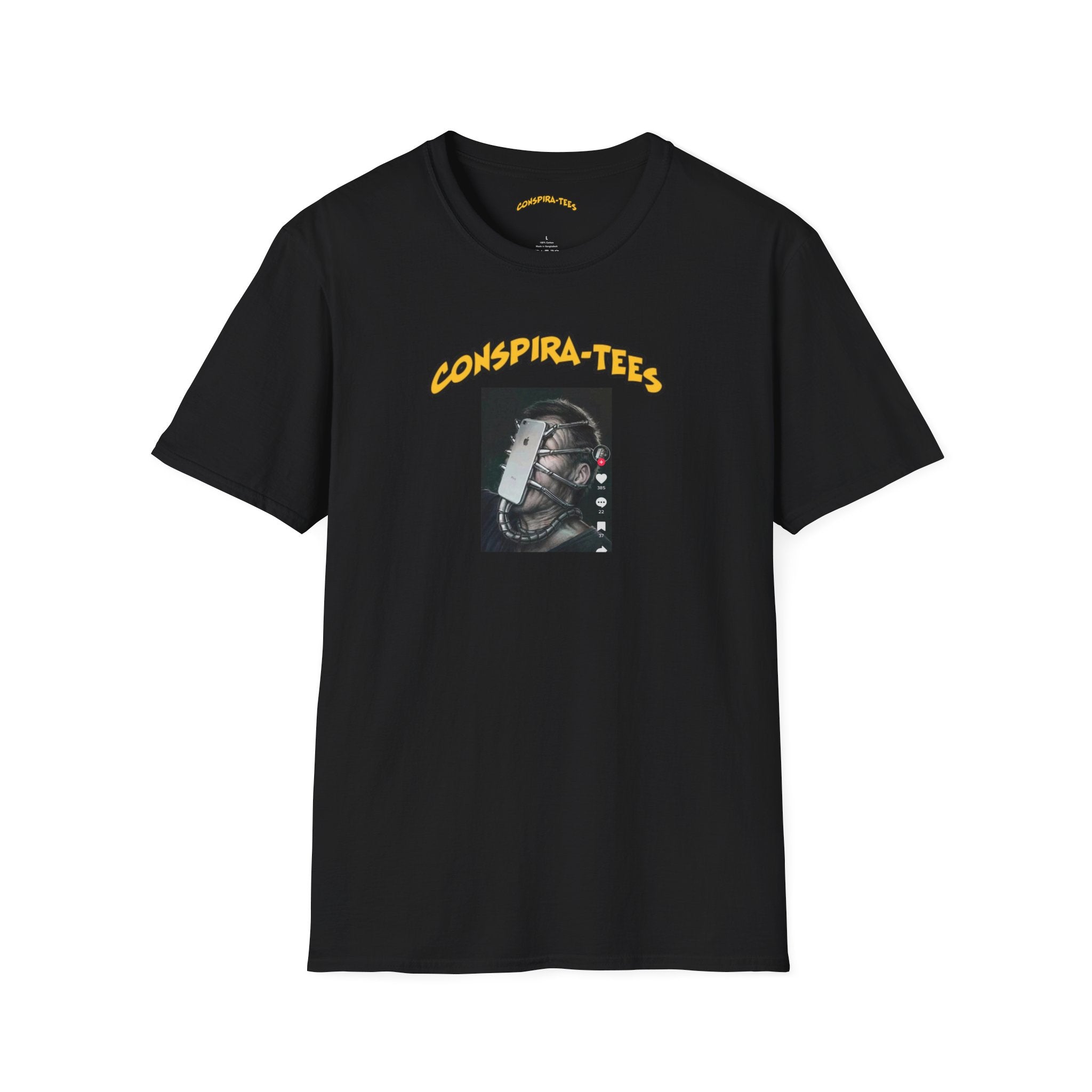 Phone, alien, tech addiction, Conspira-tee