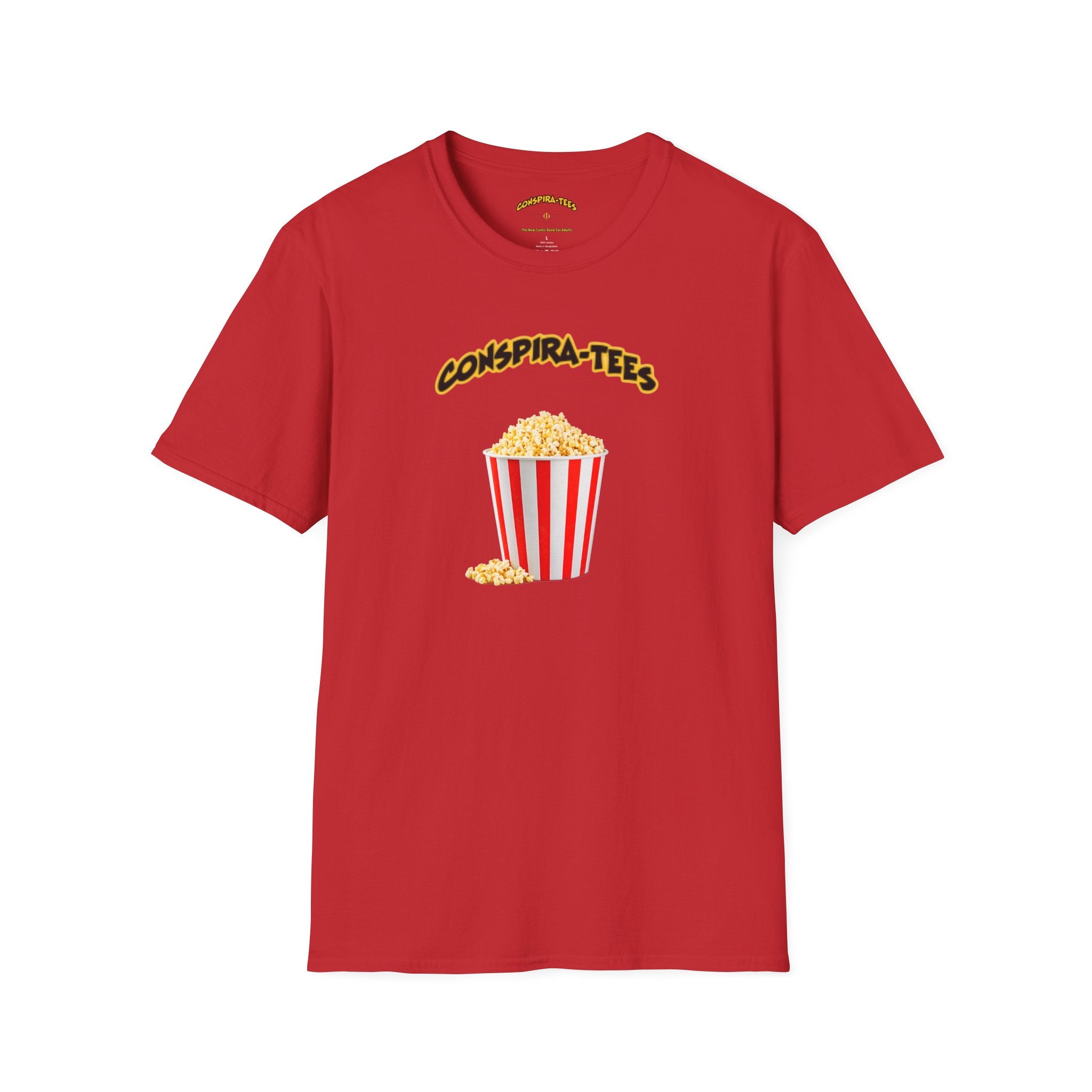 Get Your Popcorn Ready Conspira-tee. This phrase is heavily associated with an anonymous author who posted clues on 4chan/8chan, leading followers to believe that a curated "show" was unfolding...