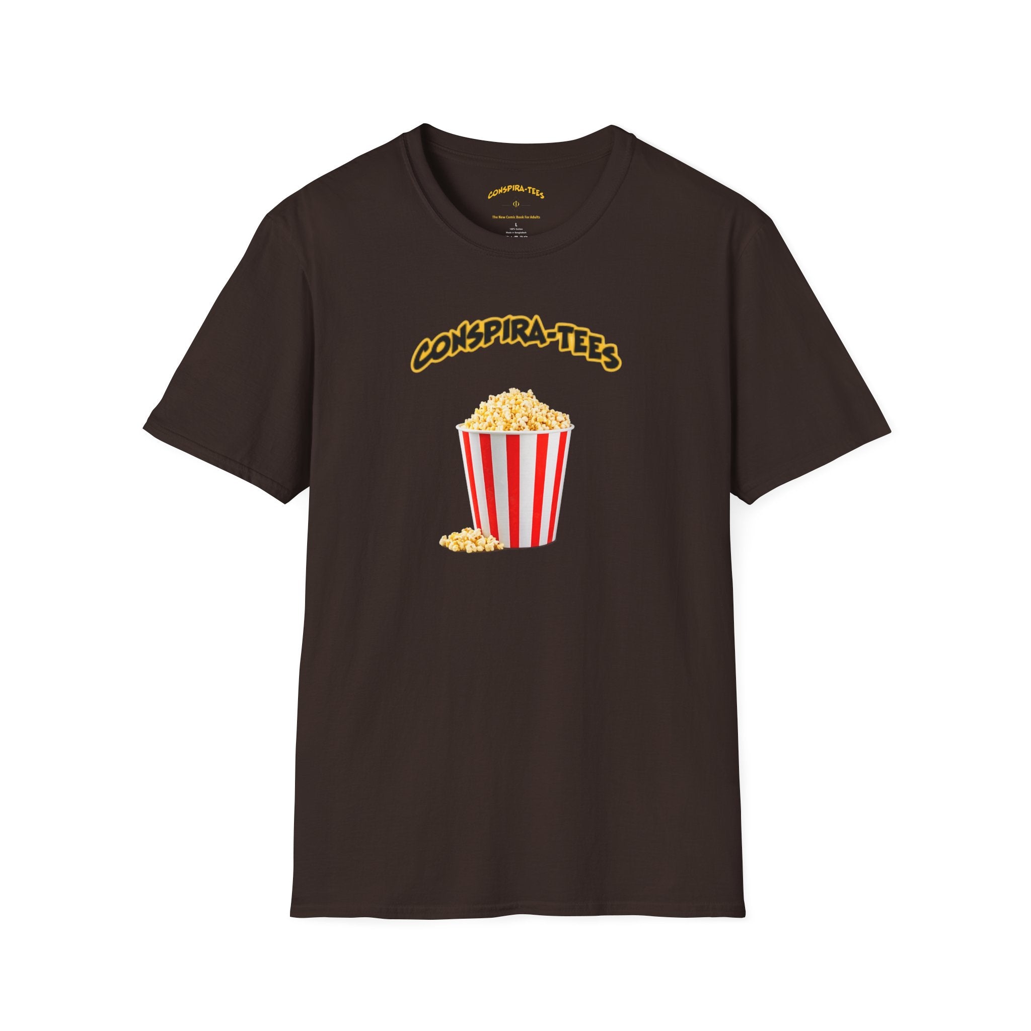 Get Your Popcorn Ready Conspira-tee. This phrase is heavily associated with an anonymous author who posted clues on 4chan/8chan, leading followers to believe that a curated "show" was unfolding...
