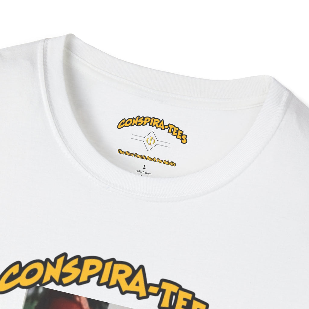 Pair-a-dice lost Conspira-tee. Why do cruises stop at Epstein Island?