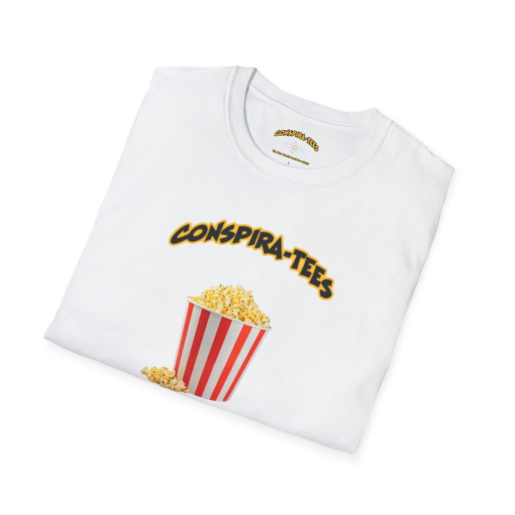 Get Your Popcorn Ready Conspira-tee. This phrase is heavily associated with "Q," the anonymous author who posted clues on 4chan/8chan, leading followers to believe that a curated "show" was unfolding...