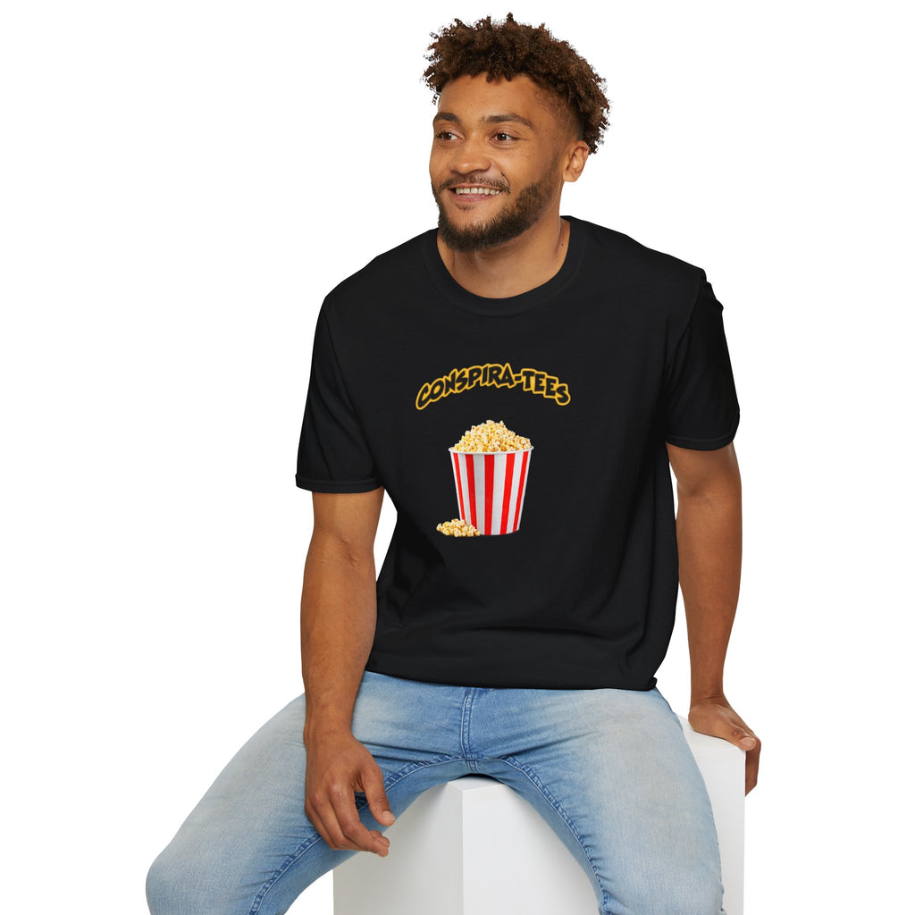Get Your Popcorn Ready Conspira-tee. This phrase is heavily associated with an anonymous author who posted clues on 4chan/8chan, leading followers to believe that a curated "show" was unfolding...