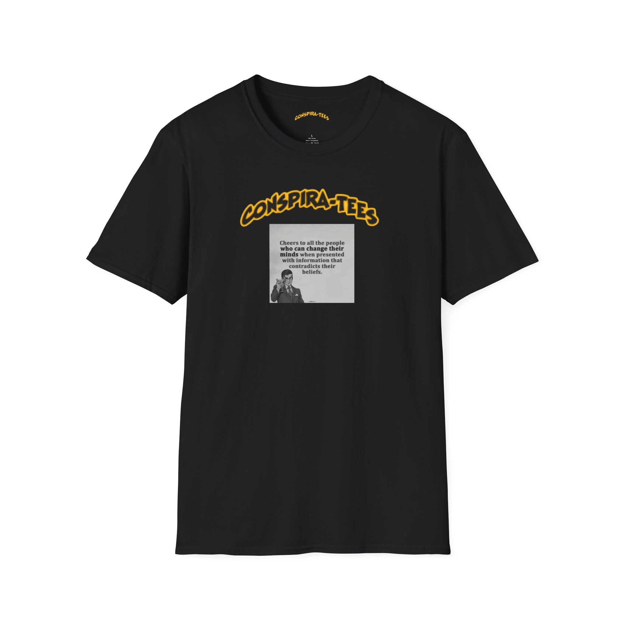Cheers to an open mind Conspira-tee