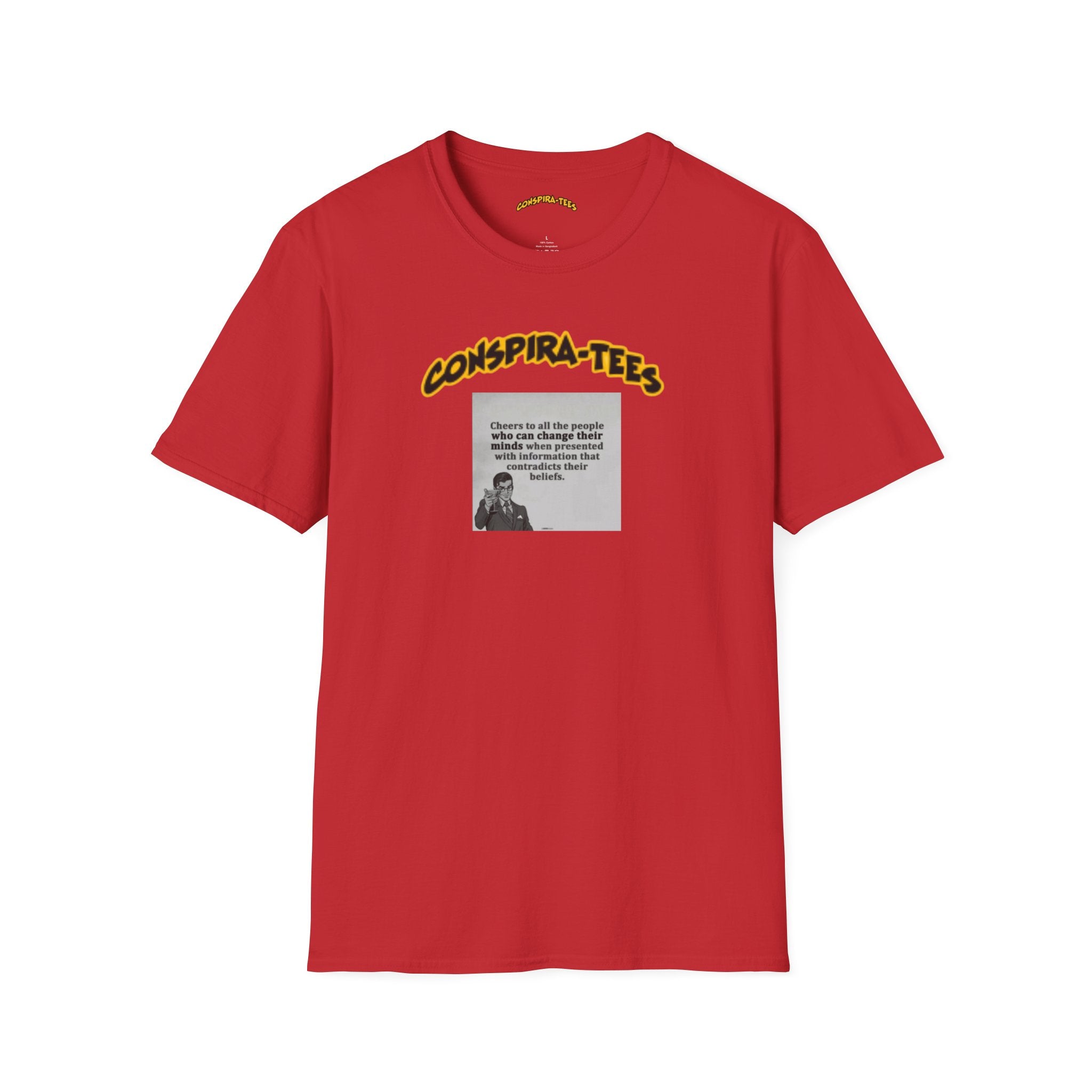Cheers to an open mind Conspira-tee