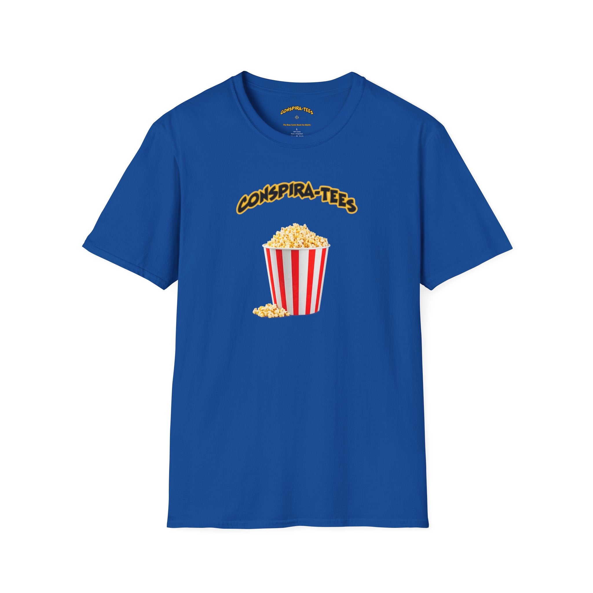 Get Your Popcorn Ready Conspira-tee. This phrase is heavily associated with an anonymous author who posted clues on 4chan/8chan, leading followers to believe that a curated "show" was unfolding...