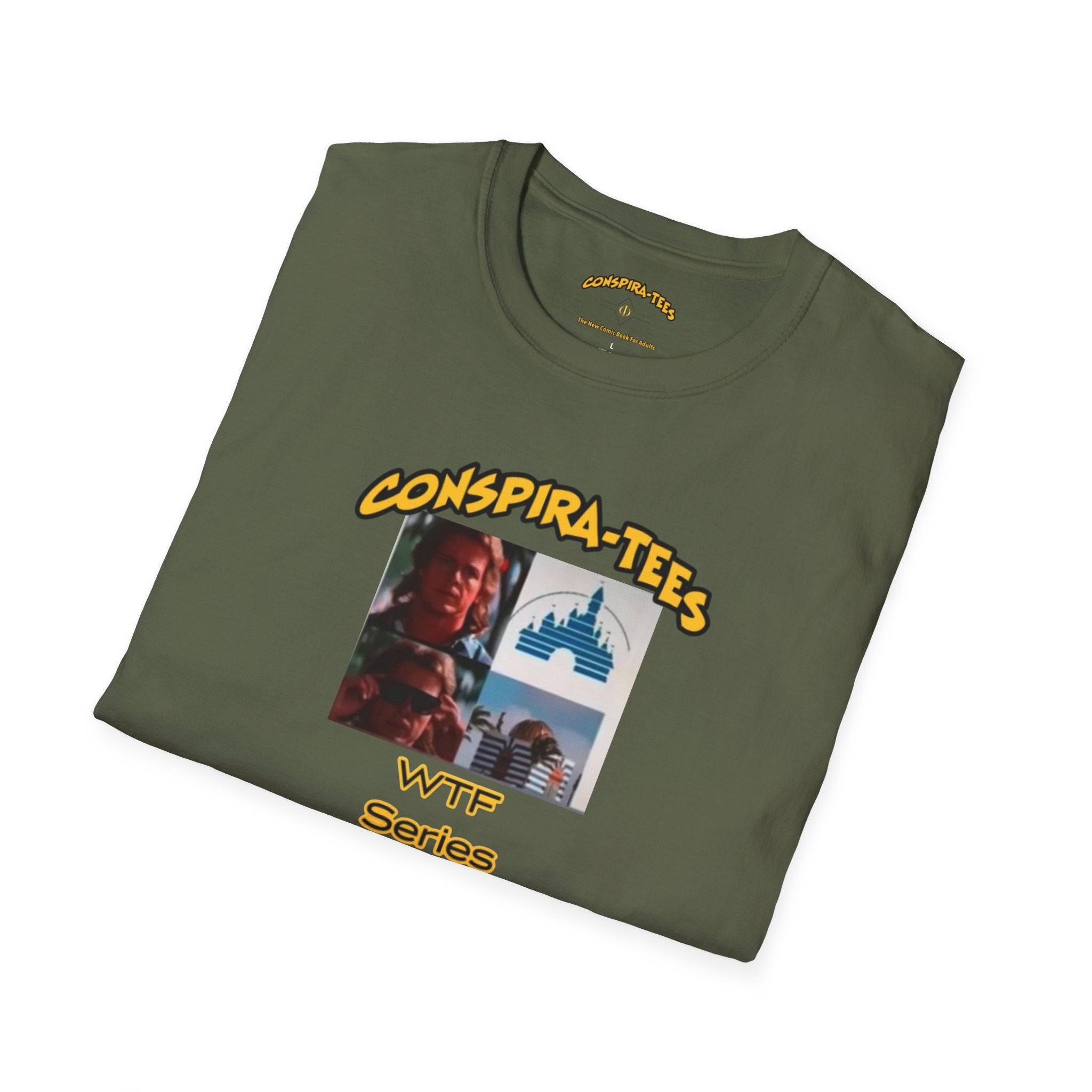 Pair-a-dice lost Conspira-tee. Why do cruises stop at Epstein Island?