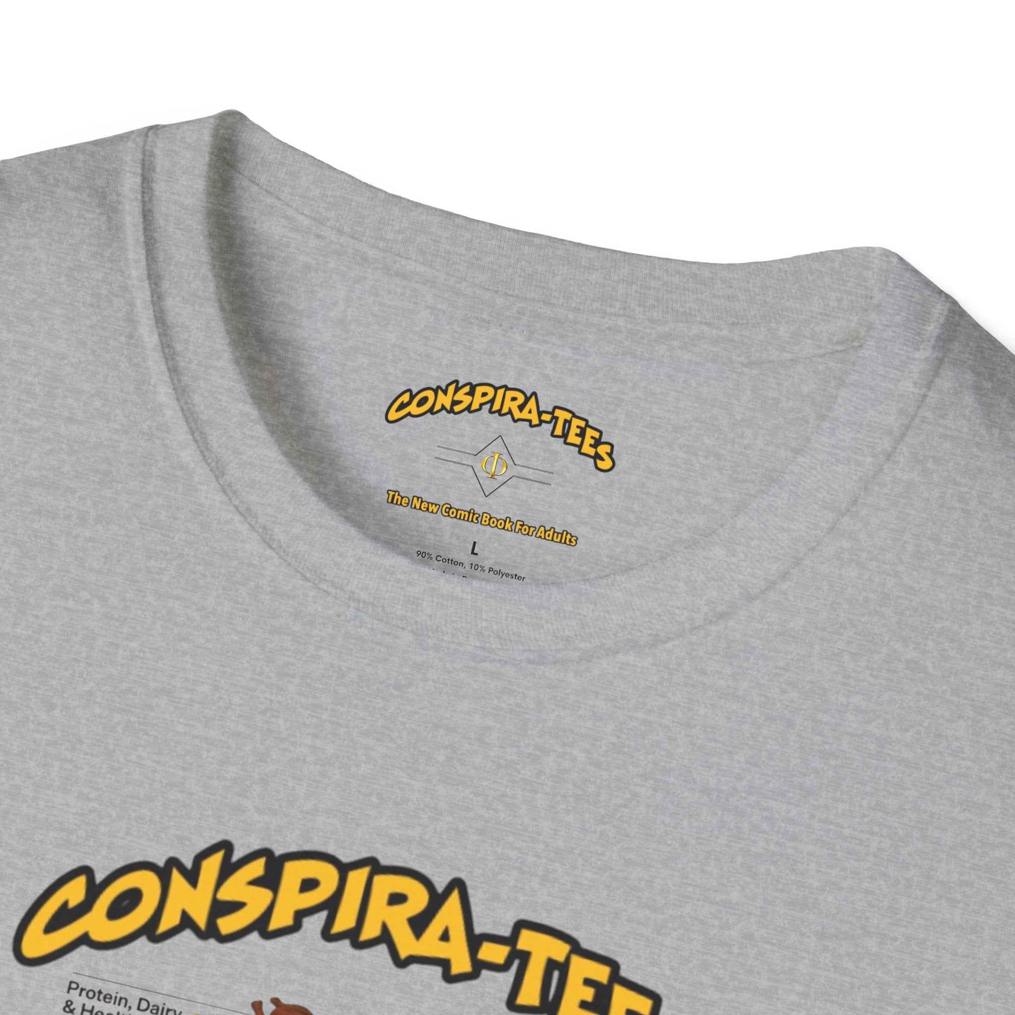 Upside down food pyramid Conspira-tee