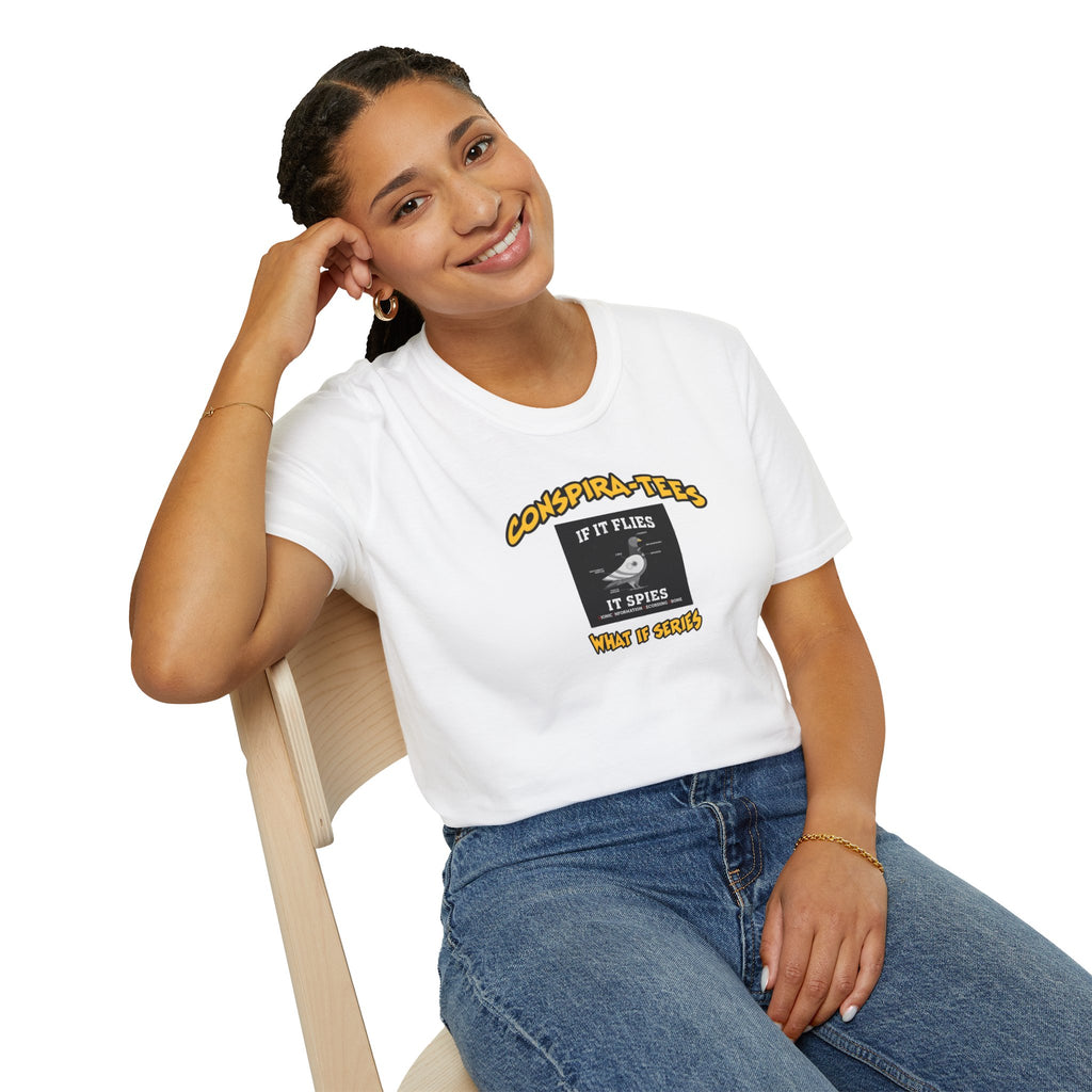 Birds are Drones Conspira-tee Bionic Information Recording Drones