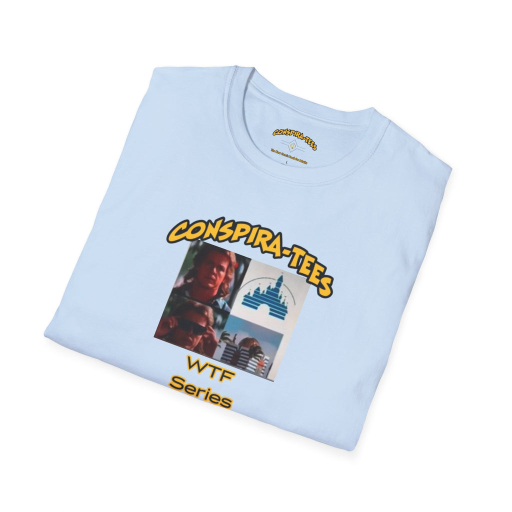 Pair-a-dice lost Conspira-tee. Why do cruises stop at Epstein Island?