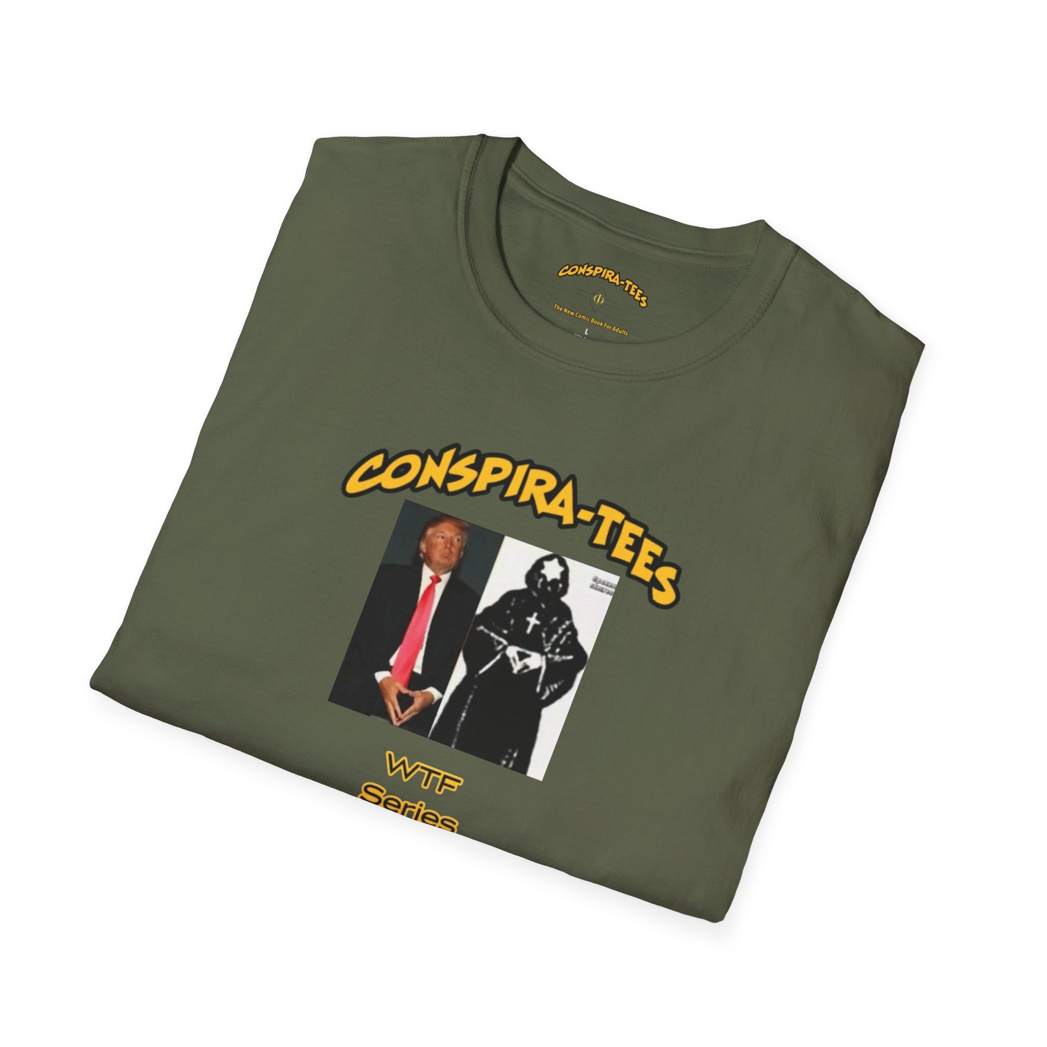 High Preist Conspira-tee.  This conspiracy refers to the July 2024 assassination attempt, where supporters linked Trump’s right-ear injury to biblical rituals for  ordaining High Priests. WTF Series...