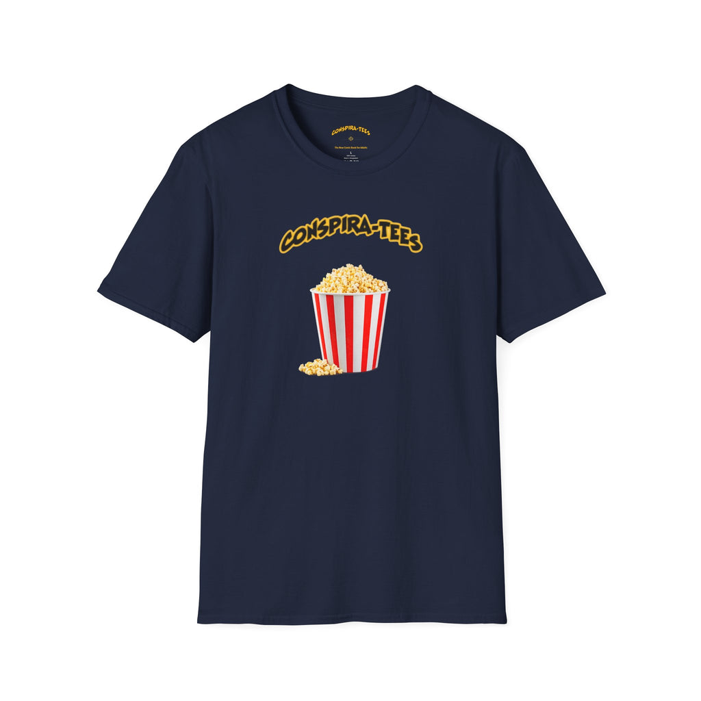 Get Your Popcorn Ready Conspira-tee. This phrase is heavily associated with an anonymous author who posted clues on 4chan/8chan, leading followers to believe that a curated "show" was unfolding...