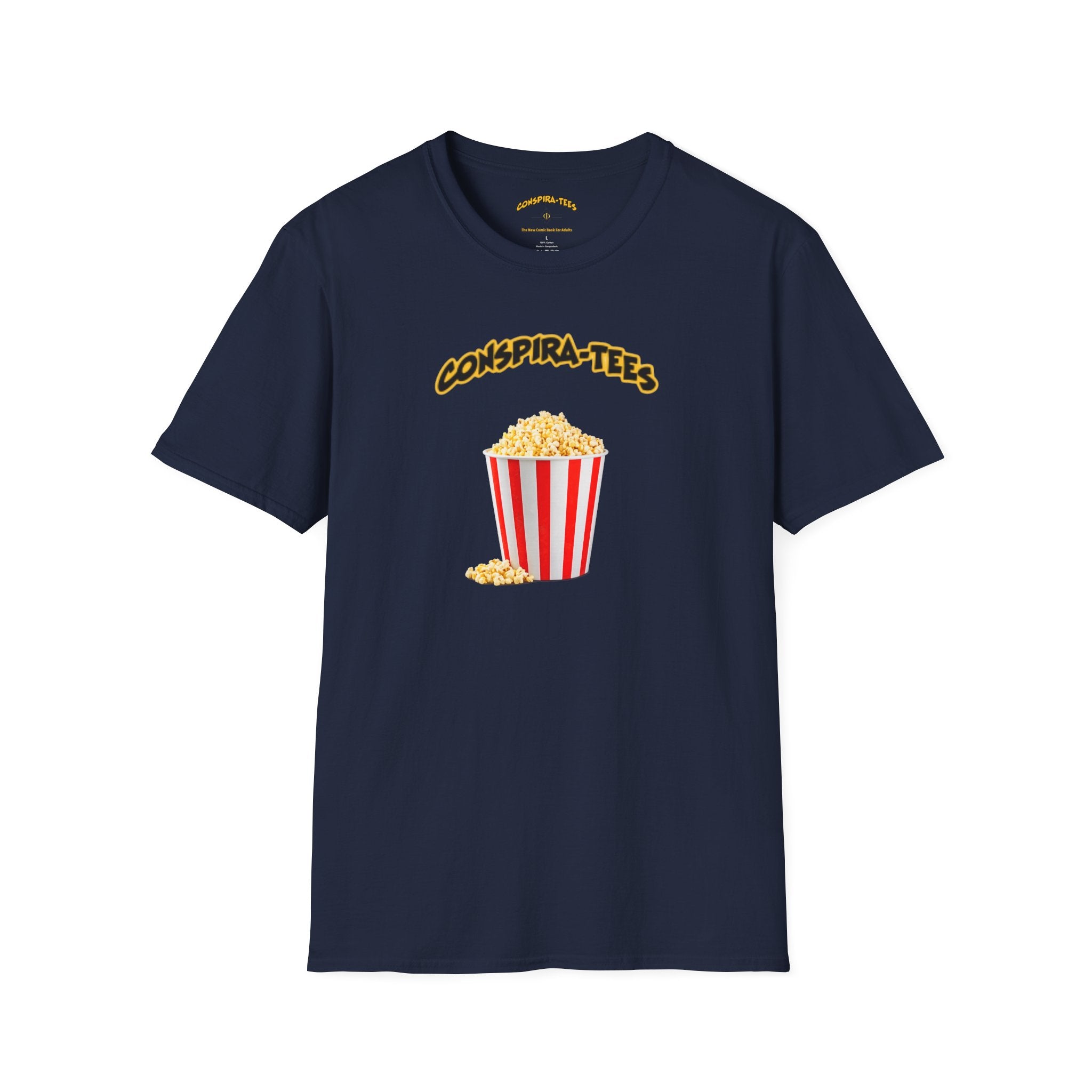 Get Your Popcorn Ready Conspira-tee. This phrase is heavily associated with an anonymous author who posted clues on 4chan/8chan, leading followers to believe that a curated "show" was unfolding...