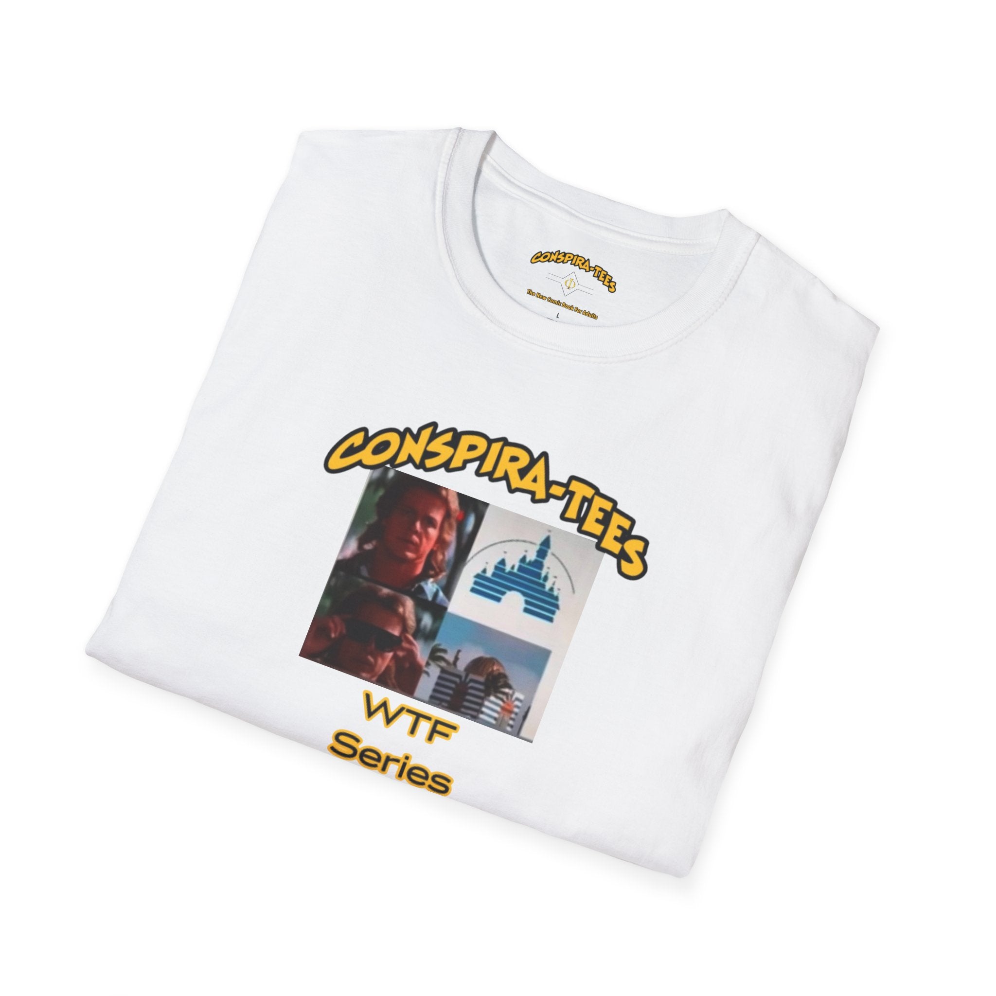 Pair-a-dice lost Conspira-tee. Why do cruises stop at Epstein Island?