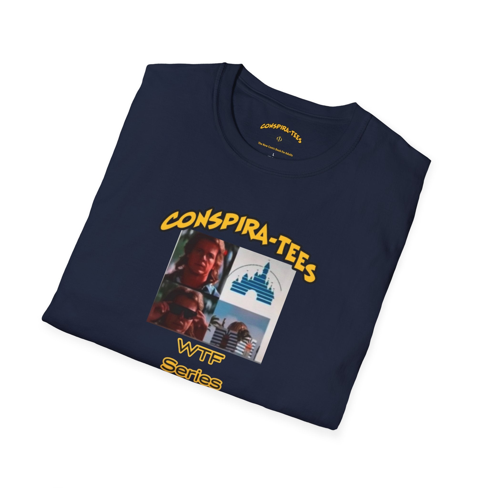 Pair-a-dice lost Conspira-tee. Why do cruises stop at Epstein Island?