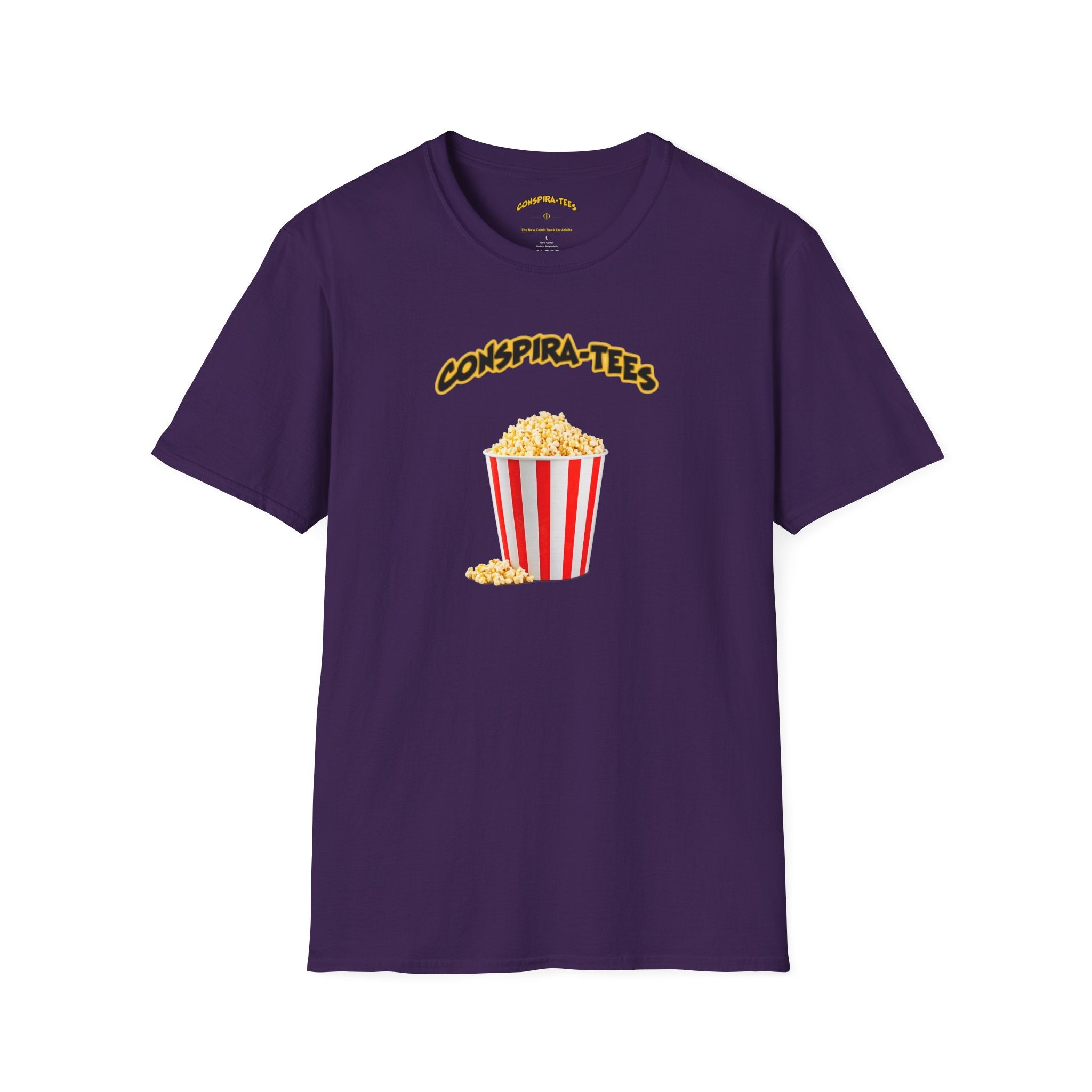 Get Your Popcorn Ready Conspira-tee. This phrase is heavily associated with an anonymous author who posted clues on 4chan/8chan, leading followers to believe that a curated "show" was unfolding...
