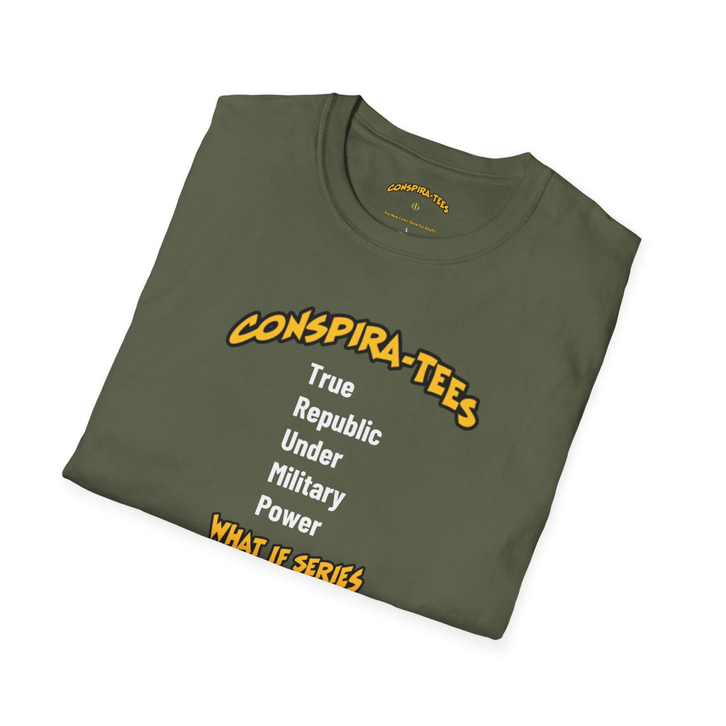 True Republic Under Military Control Conspira-tee. Is it the Military that’s really in control? What is their objective? Is Trump just a figure head?