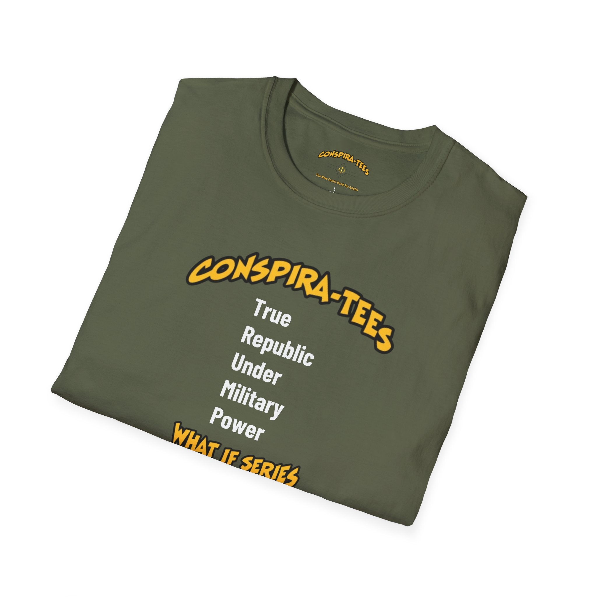 True Republic Under Military Control Conspira-tee. Is it the Military that’s really in control? What is their objective? Is Trump just a figure head?