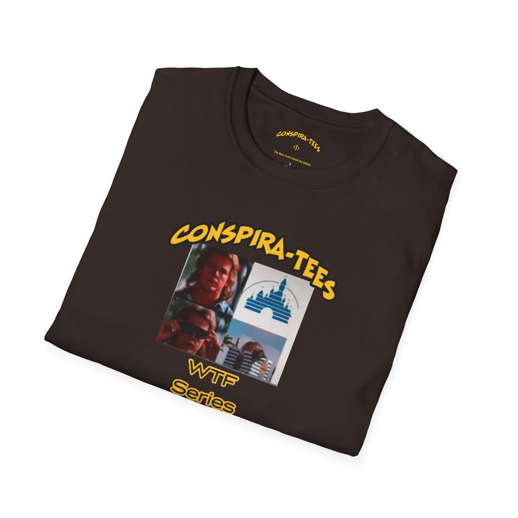 Pair-a-dice lost Conspira-tee. Why do cruises stop at Epstein Island?