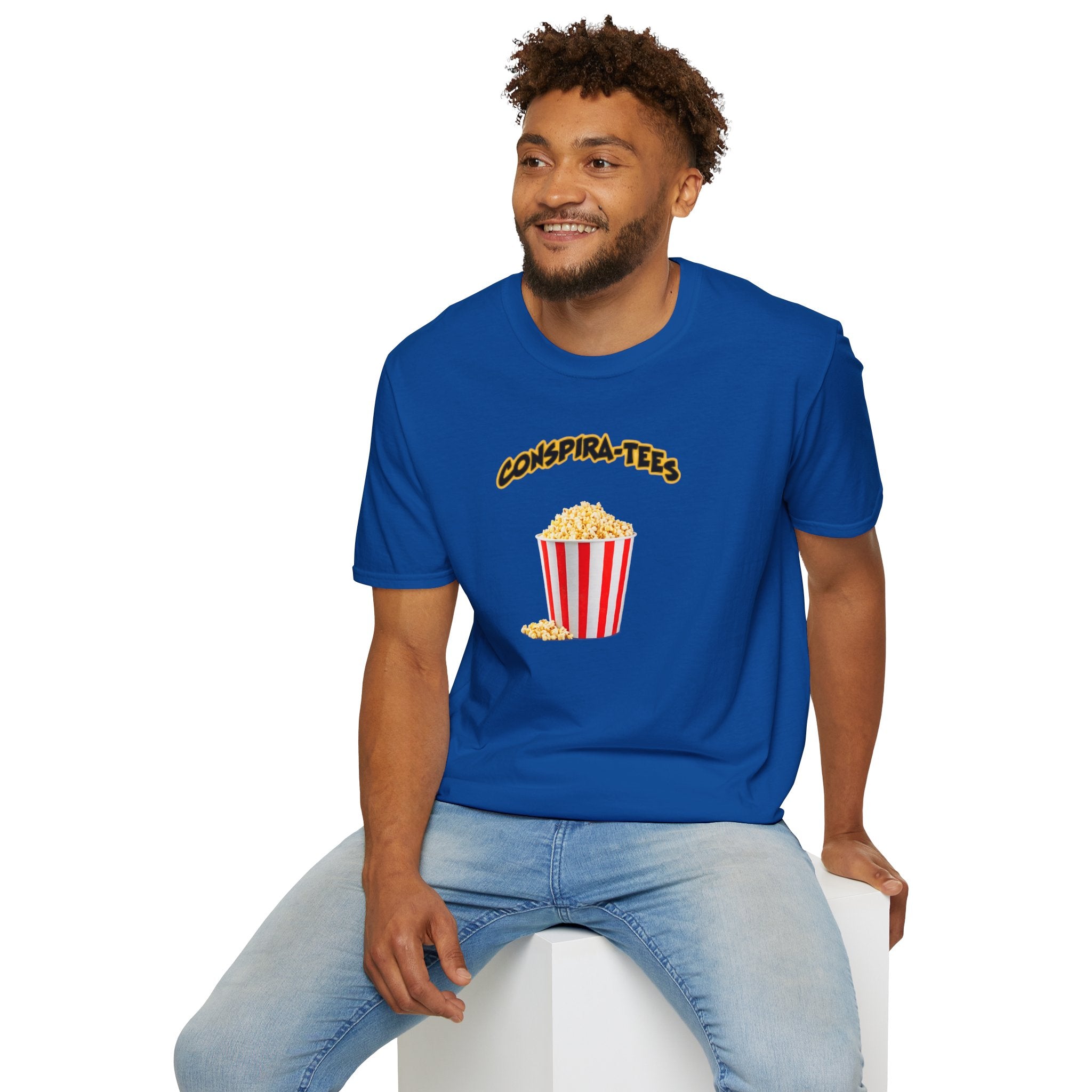 Get Your Popcorn Ready Conspira-tee. This phrase is heavily associated with an anonymous author who posted clues on 4chan/8chan, leading followers to believe that a curated "show" was unfolding...
