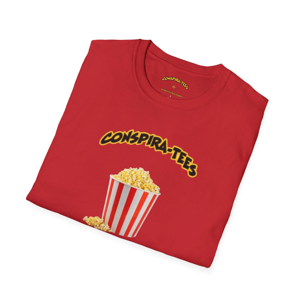 Get Your Popcorn Ready Conspira-tee. This phrase is heavily associated with "Q," the anonymous author who posted clues on 4chan/8chan, leading followers to believe that a curated "show" was unfolding...