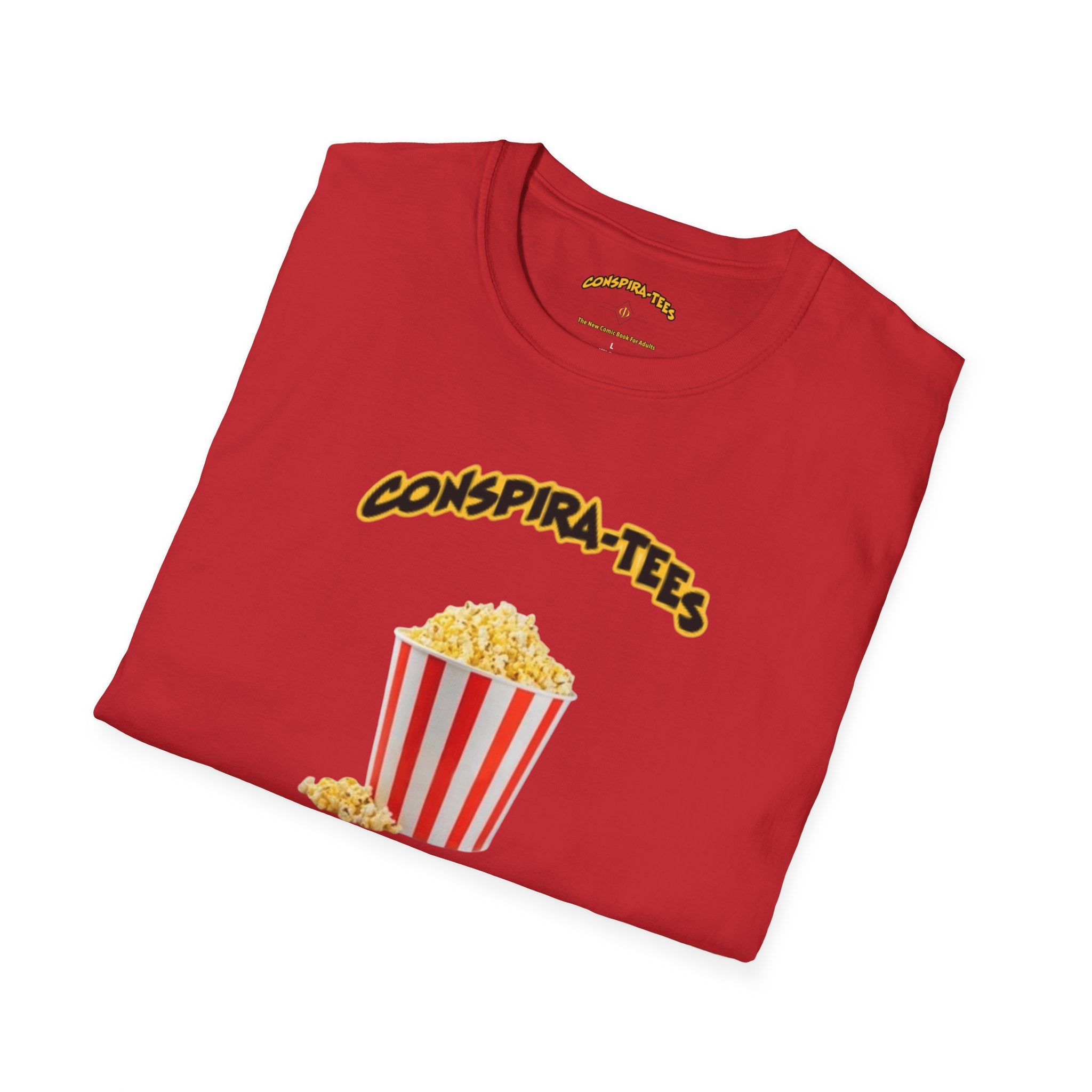 Get Your Popcorn Ready Conspira-tee. This phrase is heavily associated with "Q," the anonymous author who posted clues on 4chan/8chan, leading followers to believe that a curated "show" was unfolding...