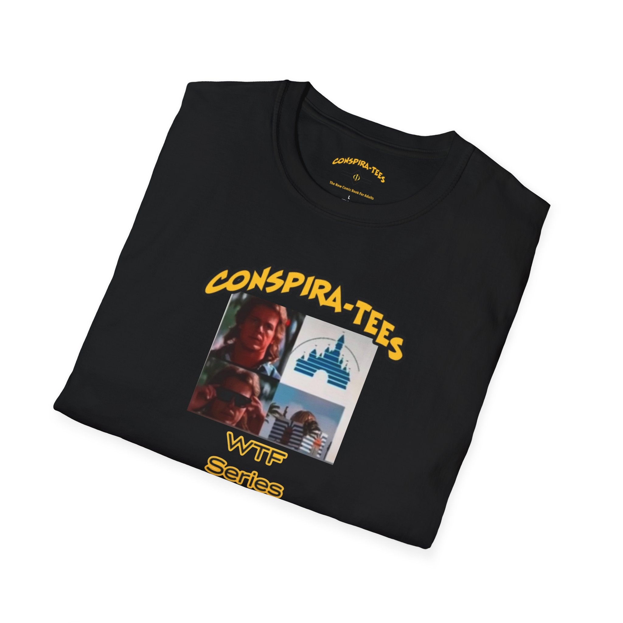 Pair-a-dice lost Conspira-tee. Why do cruises stop at Epstein Island?