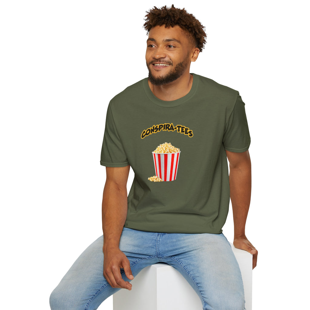 Get Your Popcorn Ready Conspira-tee. This phrase is heavily associated with an anonymous author who posted clues on 4chan/8chan, leading followers to believe that a curated "show" was unfolding...