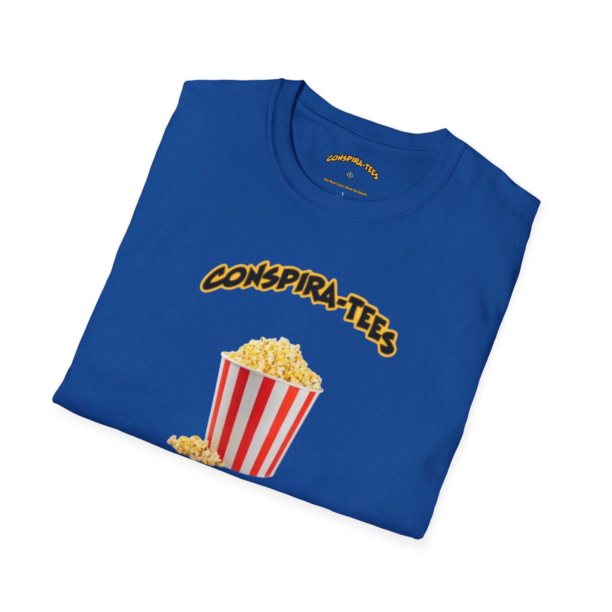 Get Your Popcorn Ready Conspira-tee. This phrase is heavily associated with "Q," the anonymous author who posted clues on 4chan/8chan, leading followers to believe that a curated "show" was unfolding...