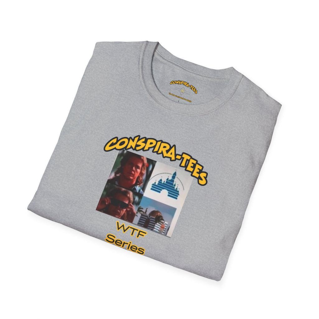 Pair-a-dice lost Conspira-tee. Why do cruises stop at Epstein Island?
