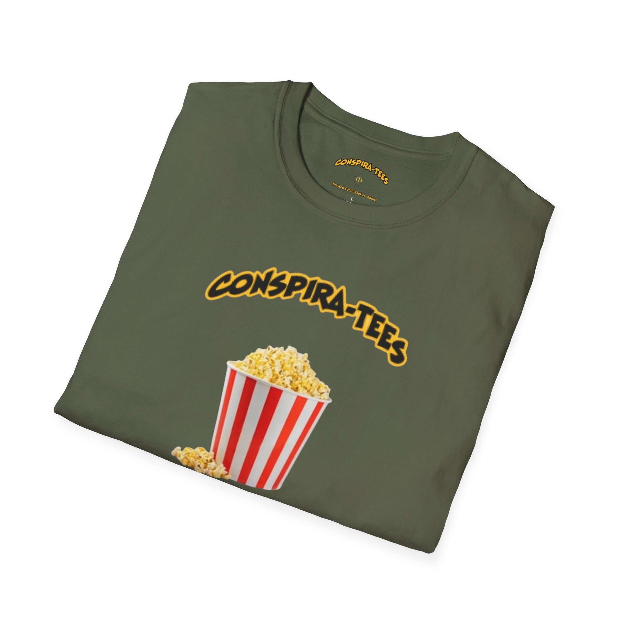 Get Your Popcorn Ready Conspira-tee. This phrase is heavily associated with "Q," the anonymous author who posted clues on 4chan/8chan, leading followers to believe that a curated "show" was unfolding...