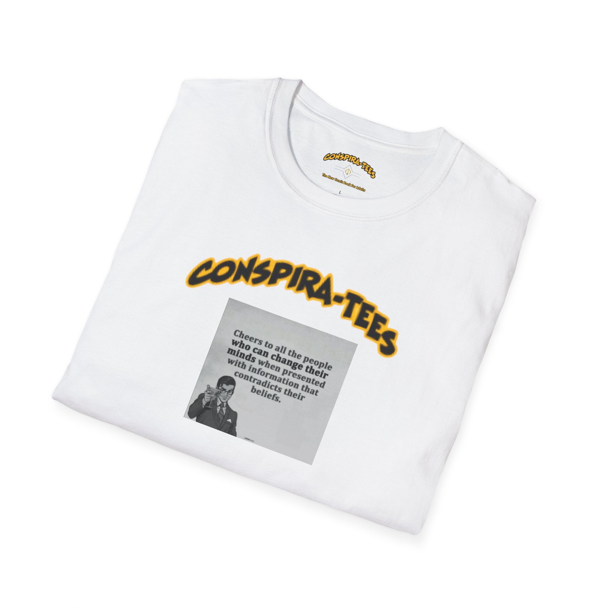 Cheers to an open mind Conspira-tee