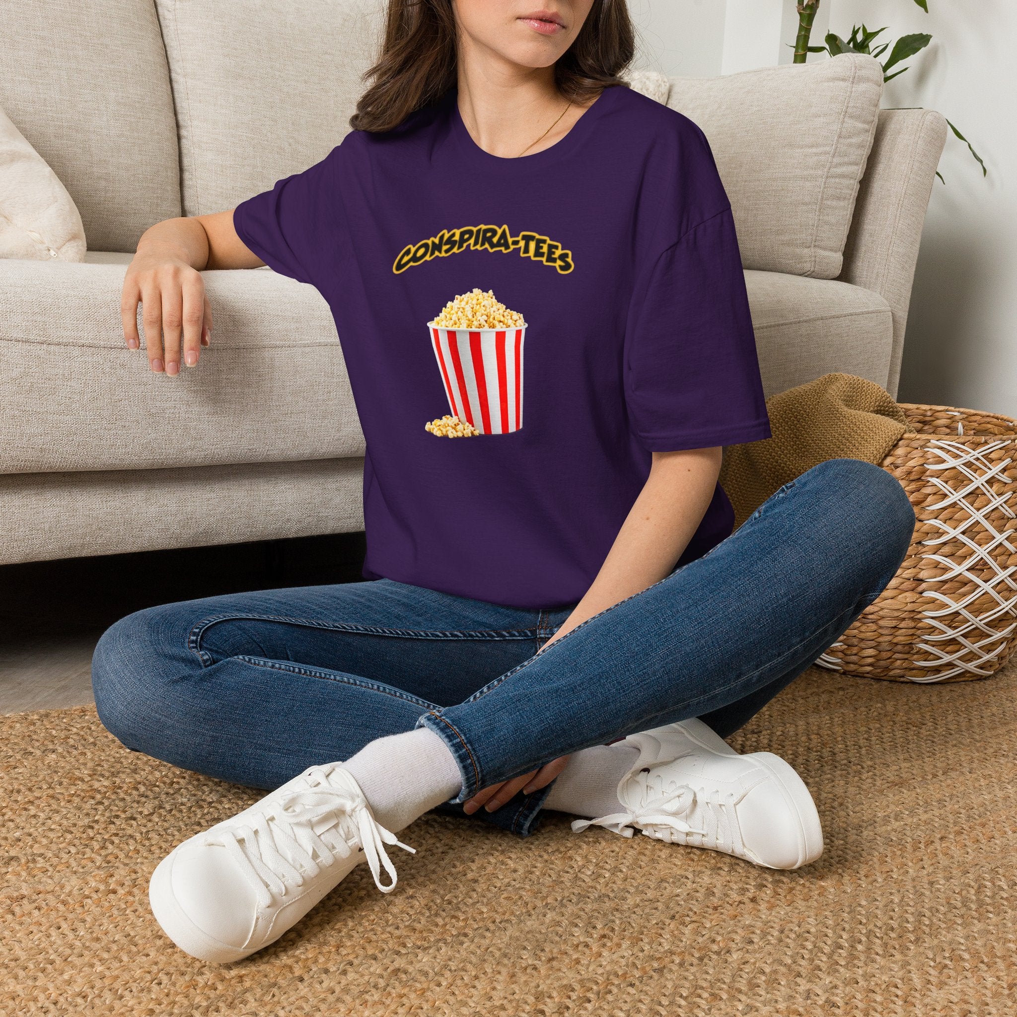 Get Your Popcorn Ready Conspira-tee. This phrase is heavily associated with an anonymous author who posted clues on 4chan/8chan, leading followers to believe that a curated "show" was unfolding...