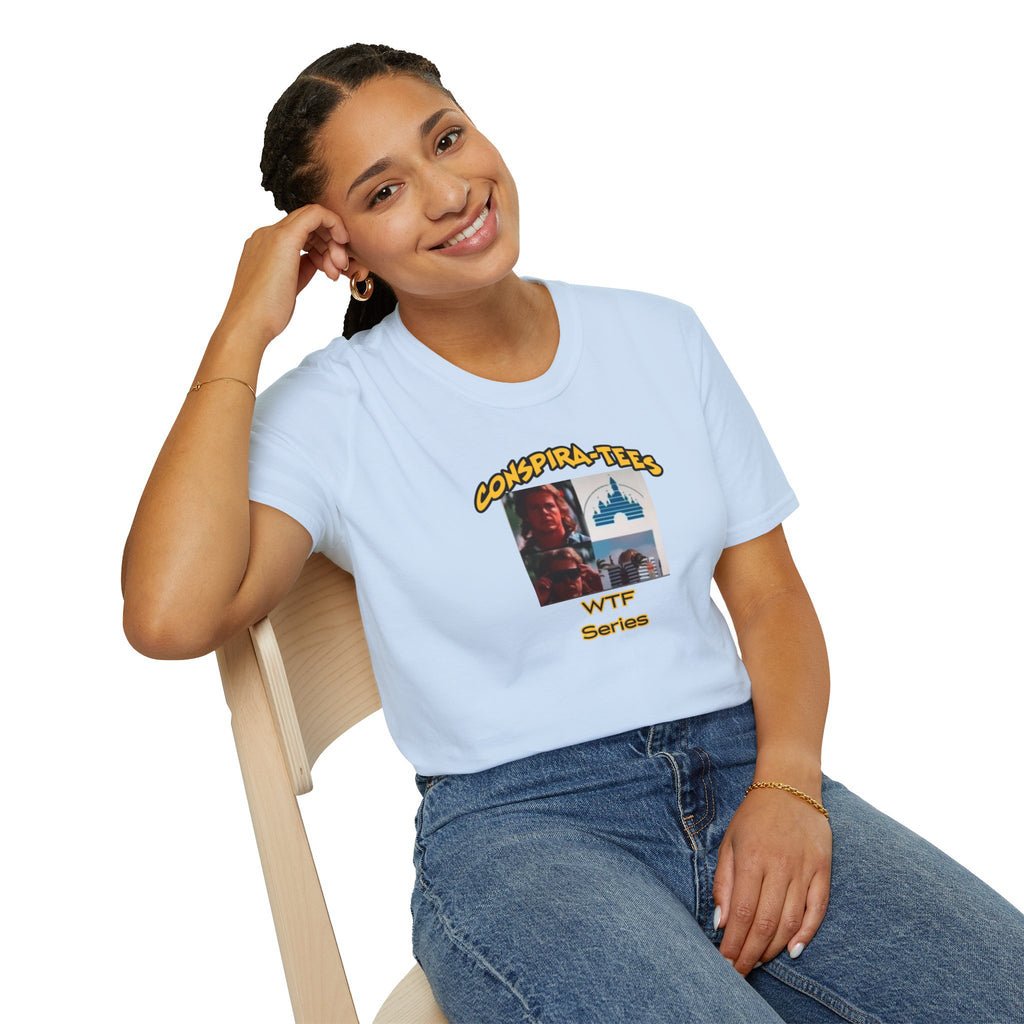 Pair-a-dice lost Conspira-tee. Why do cruises stop at Epstein Island?